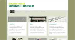 Desktop Screenshot of fischer-uebersetzungen.eu